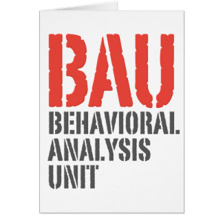 BAU Behavioural Analysis Units
