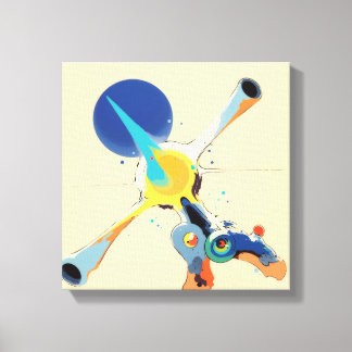 Bau-Haus style modern art canvas Print