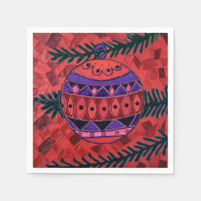 Bauble Napkin (Front)