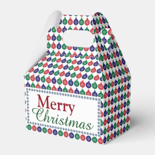 Bauble Pattern Christmas Favour Box