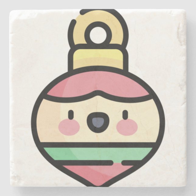 bauble stone coaster (Front)