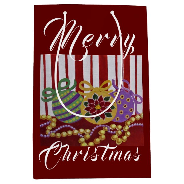 Baubles and Beads Custom Gift Bag - Small, Glossy (Front)