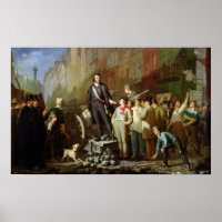Baudin on the Barricade of Faubourg