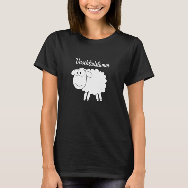 Bauer & Bauerin  Innocent Lamb Saying  Idea T-Shirt (Front)