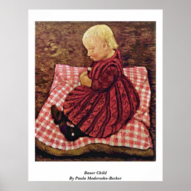Bauer Child By Paula Modersohn-Becker Poster (Front)