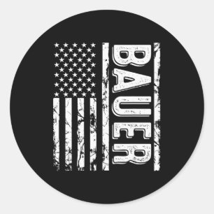 Bauer Last Name Funny Surname Team Bauer Family Re Classic Round Sticker