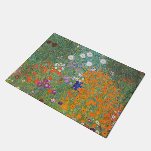 Bauerngarten - Gustav Klimt Doormat (Angled)