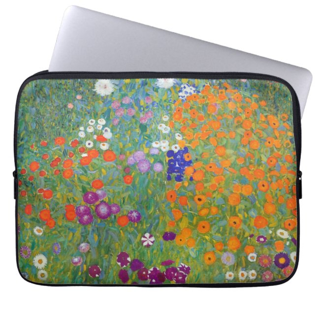Bauerngarten Landscape Gustav Klimt Laptop Sleeve (Front)