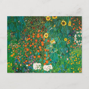 Bauerngarten mit Sonnenblumen by Gustav Klimt 1906 Postcard
