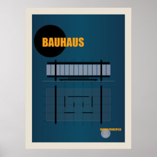 Bauhaus 1923 |  Retro Design Poster