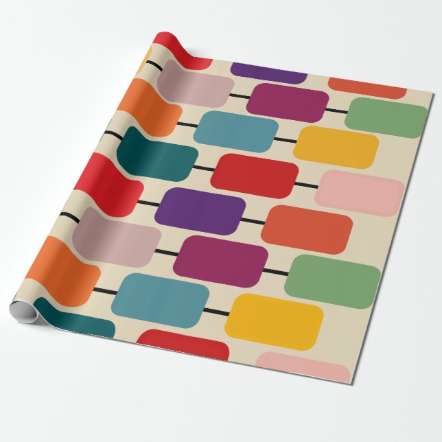 Bauhaus Abacus  Wrapping Paper (Unrolled)