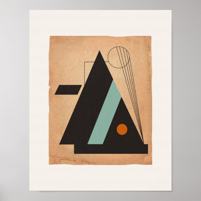 Bauhaus Abstract #3 Poster (Front)