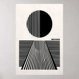 Bauhaus Abstract Art Print Minimalist Geometric