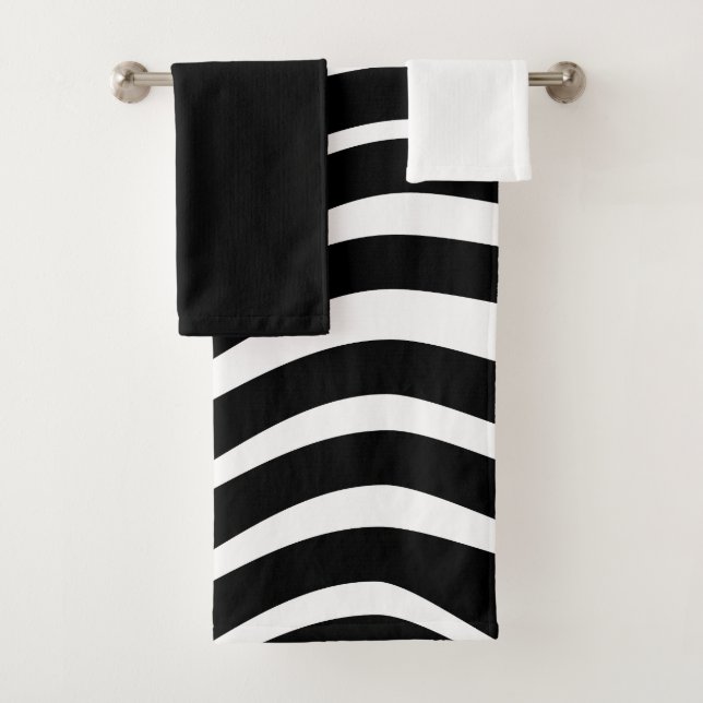 Bauhaus Abstract Bath Towel Set (Insitu)