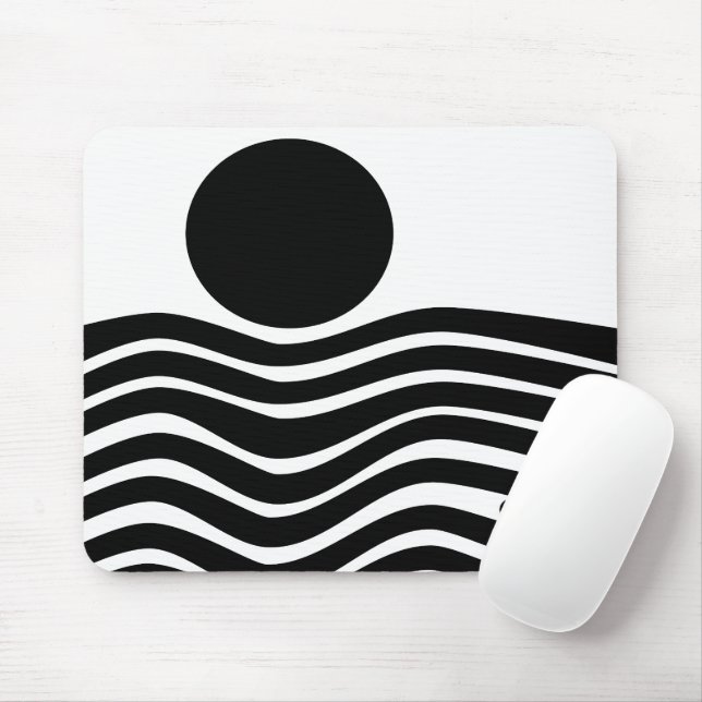 Bauhaus Abstract Mouse Mat (With Mouse)