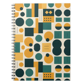 Bauhaus Abstract pattern Notebook