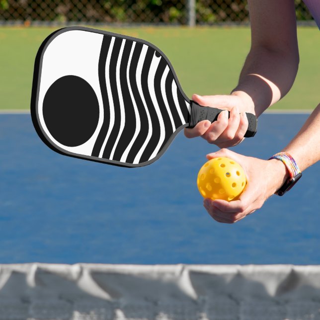Bauhaus Abstract Pickleball Paddle (Insitu)