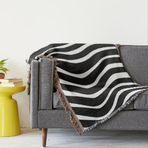 Bauhaus Abstract Throw Blanket