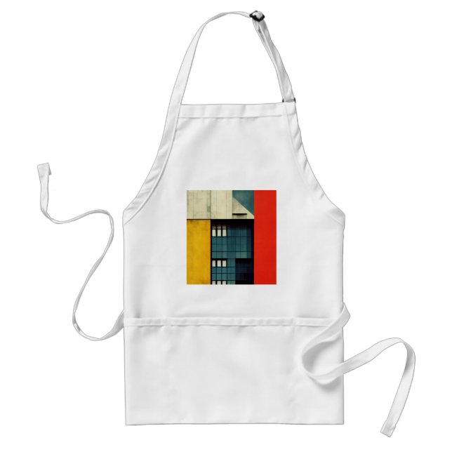 Bauhaus architecture illustration standard apron (Front)