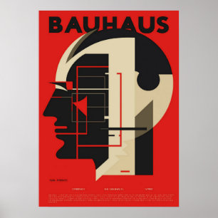 bauhaus, bauhaus design, modern design, geometric  poster