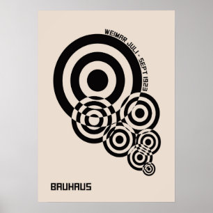 bauhaus, bauhaus design, modern design, geometric  poster