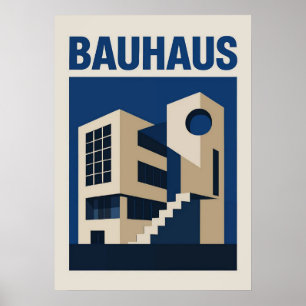 bauhaus, bauhaus design, modern design, geometric  poster