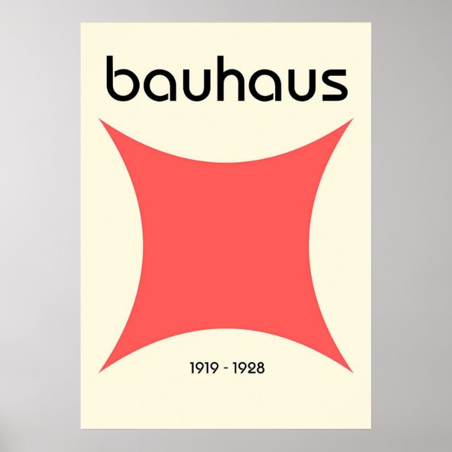 bauhaus, bauhaus design, modern design, geometric  poster (Front)