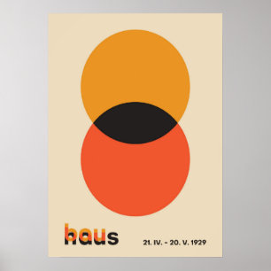 bauhaus, bauhaus design, modern design, geometric  poster
