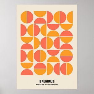 bauhaus, bauhaus design, modern design, geometric  poster