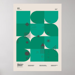 bauhaus, bauhaus design, modern design, geometric  poster