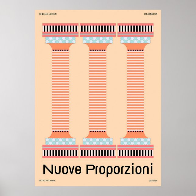 bauhaus, bauhaus design, modern design, geometric  poster (Front)