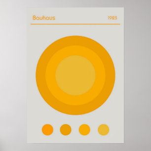 bauhaus, bauhaus design, modern design, geometric  poster