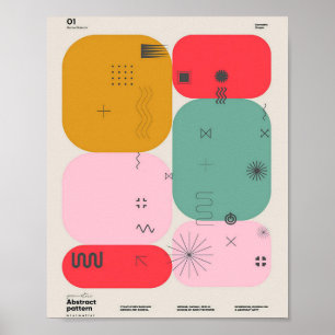bauhaus, bauhaus design, modern design, geometric  poster