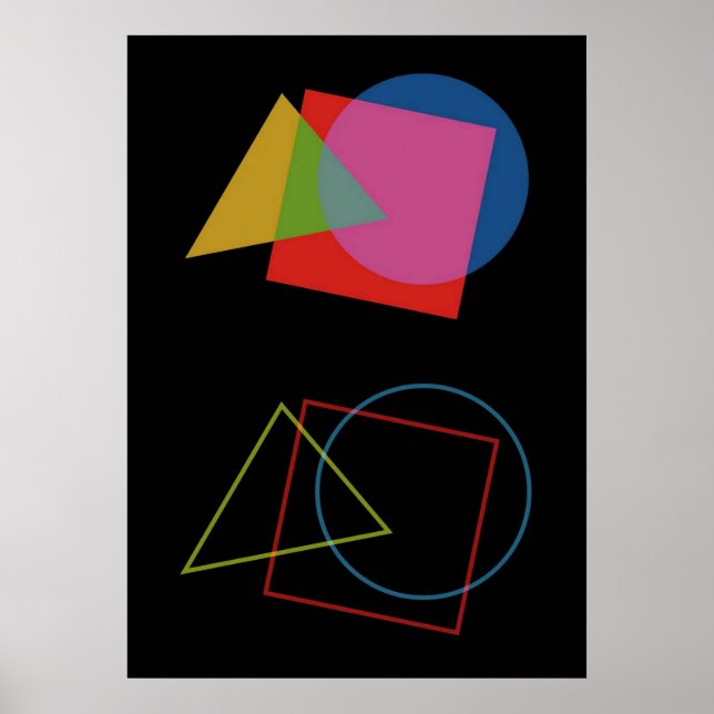 bauhaus, bauhaus design, modern design, geometric  poster (Front)