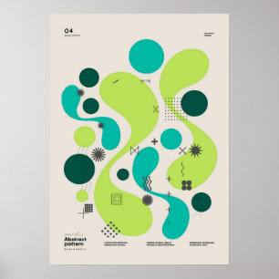 bauhaus, bauhaus design, modern design, geometric  poster