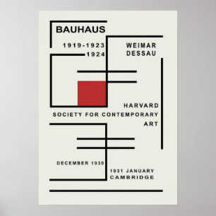 bauhaus, bauhaus design, modern design, geometric  poster