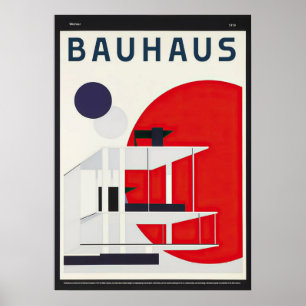 bauhaus, bauhaus design, modern design, geometric  poster