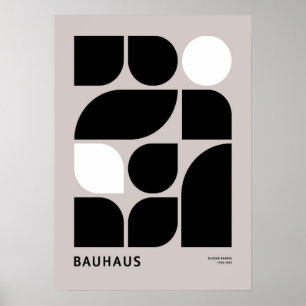 bauhaus, bauhaus design, modern design, geometric  poster