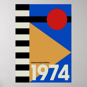 bauhaus, bauhaus design, modern design, geometric  poster