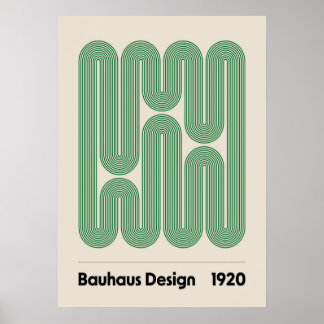 bauhaus, bauhaus design, modern design, geometric  poster