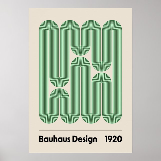 bauhaus, bauhaus design, modern design, geometric  poster (Front)