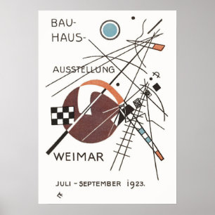 bauhaus, bauhaus design, modern design, geometric  poster