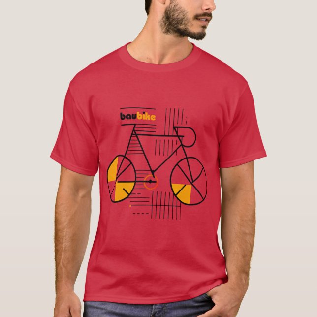 Bauhaus Bike Design for a Lover of Contemporary Ar T-Shirt (Front)