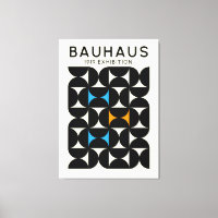 Bauhaus Black Geometric Grid Art Print 1919