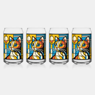 Bauhaus Cat Masterpiece Can Glass