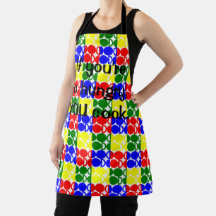 Bauhaus Circles  Apron