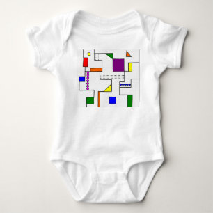 Bauhaus Circuits  Baby Bodysuit