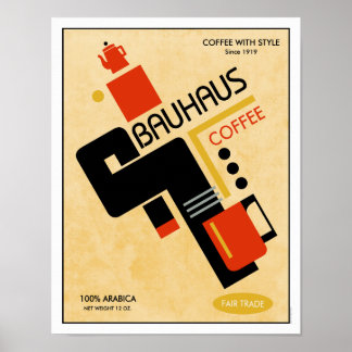 Bauhaus Coffee Poster
