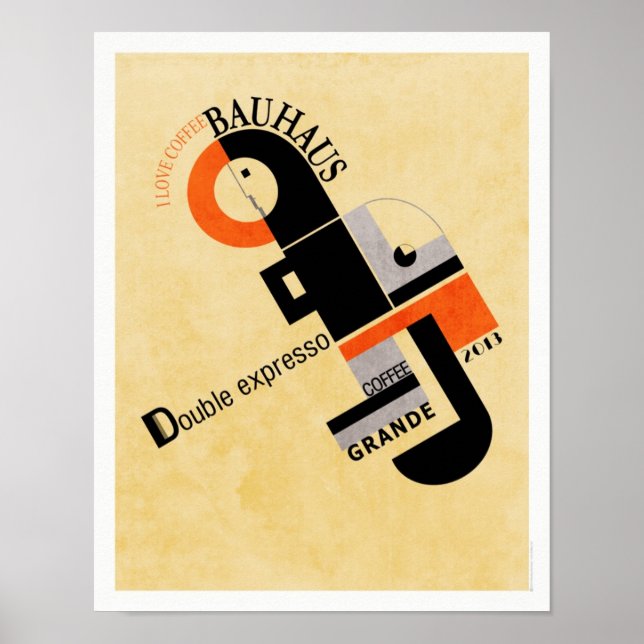 Bauhaus Coffee Poster (Front)