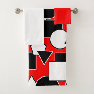 Bauhaus Collage Bath Towel Set